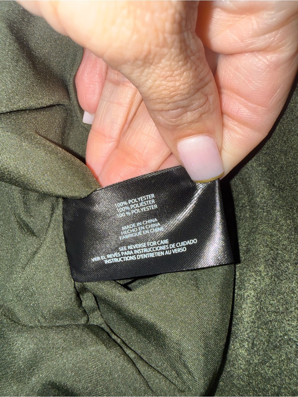 Banana Republic Olive Green Utility Jacket Zip Front XL NWT Women’s - Picture 7 of 10